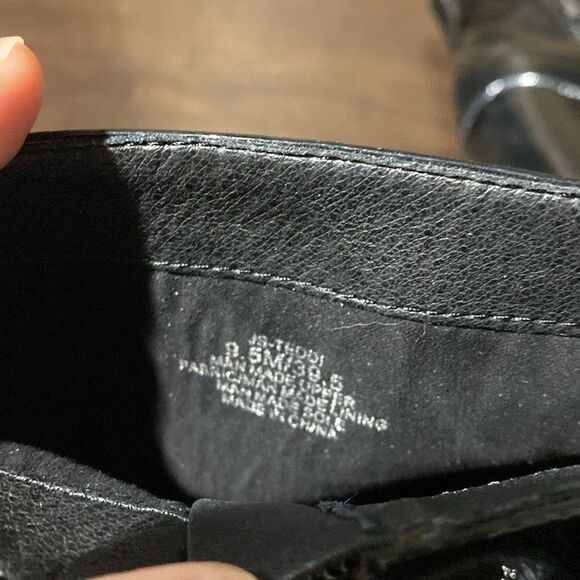 Jessica Simpson Teddi Patent Side Zip Pointed Toe Heeled Ankle Boots Size 9.5 - Picture 11 of 12